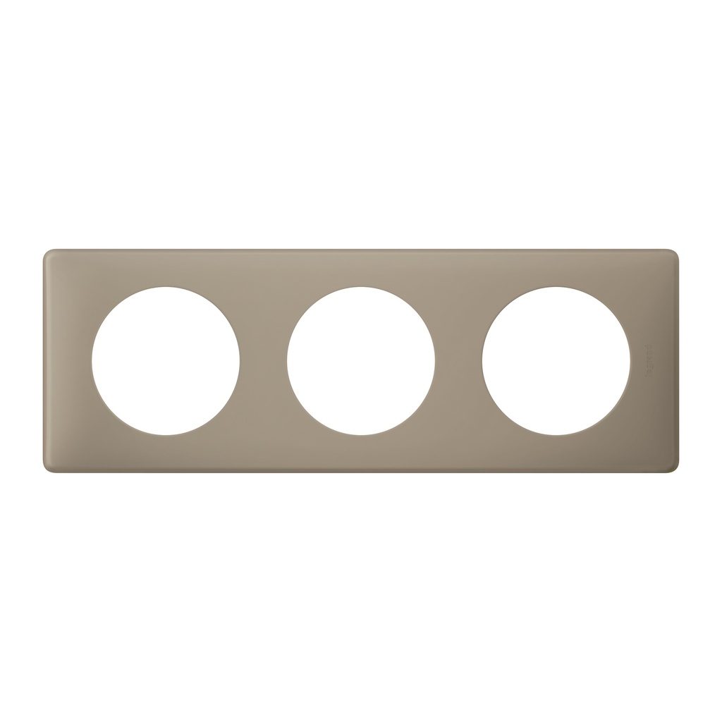 Legrand 066723, Placă Céliane, „Powder”, 3 Module, Gresie