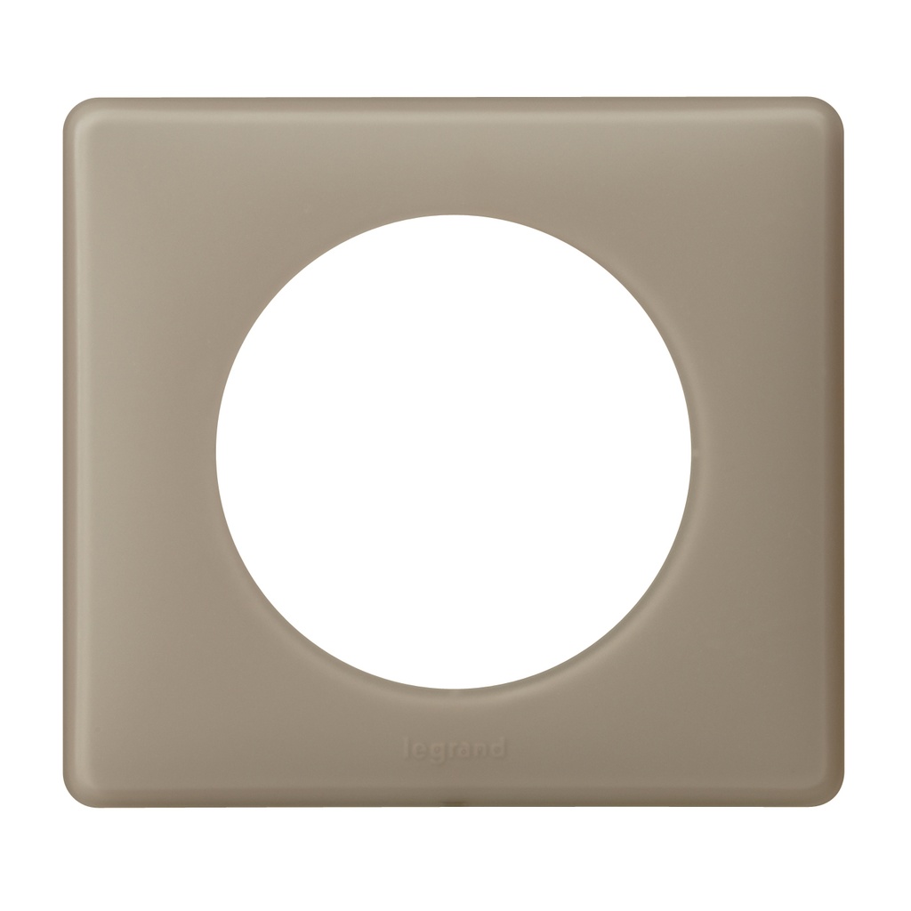 LEGRAND 066721, Céliane Plate, Powder, 1 Post, Stoneware