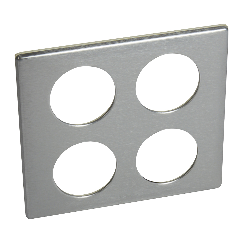 Legrand 068964, Placă Céliane, Metal, 2 pentru 2 Module, Wolfram
