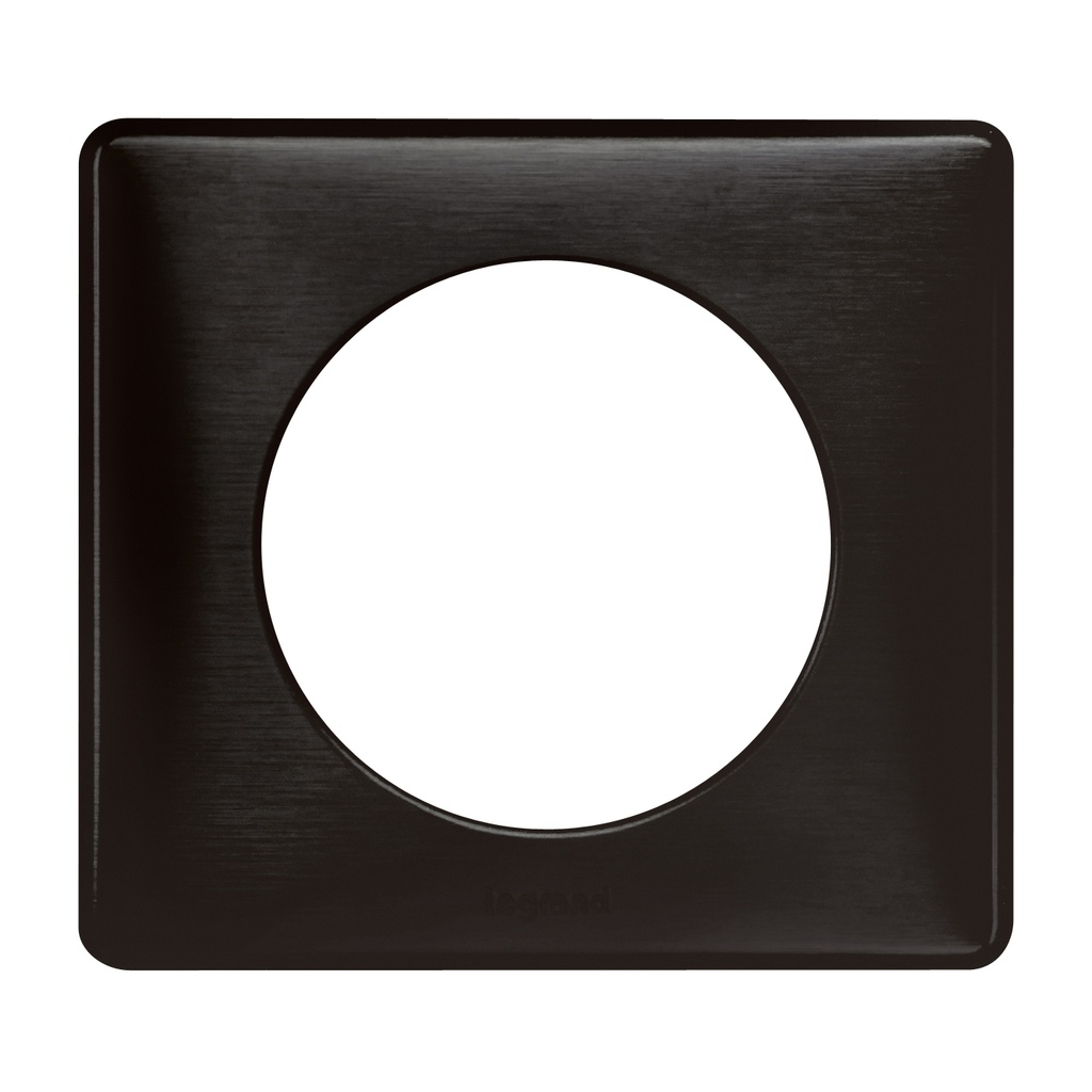 LEGRAND 068981, Céliane Plate, Metal, 1 Module, Carbon