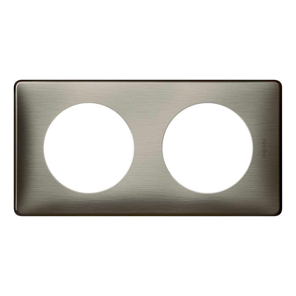 Legrand 068972, Placă Céliane, Metal, 2 Module, Wolfram