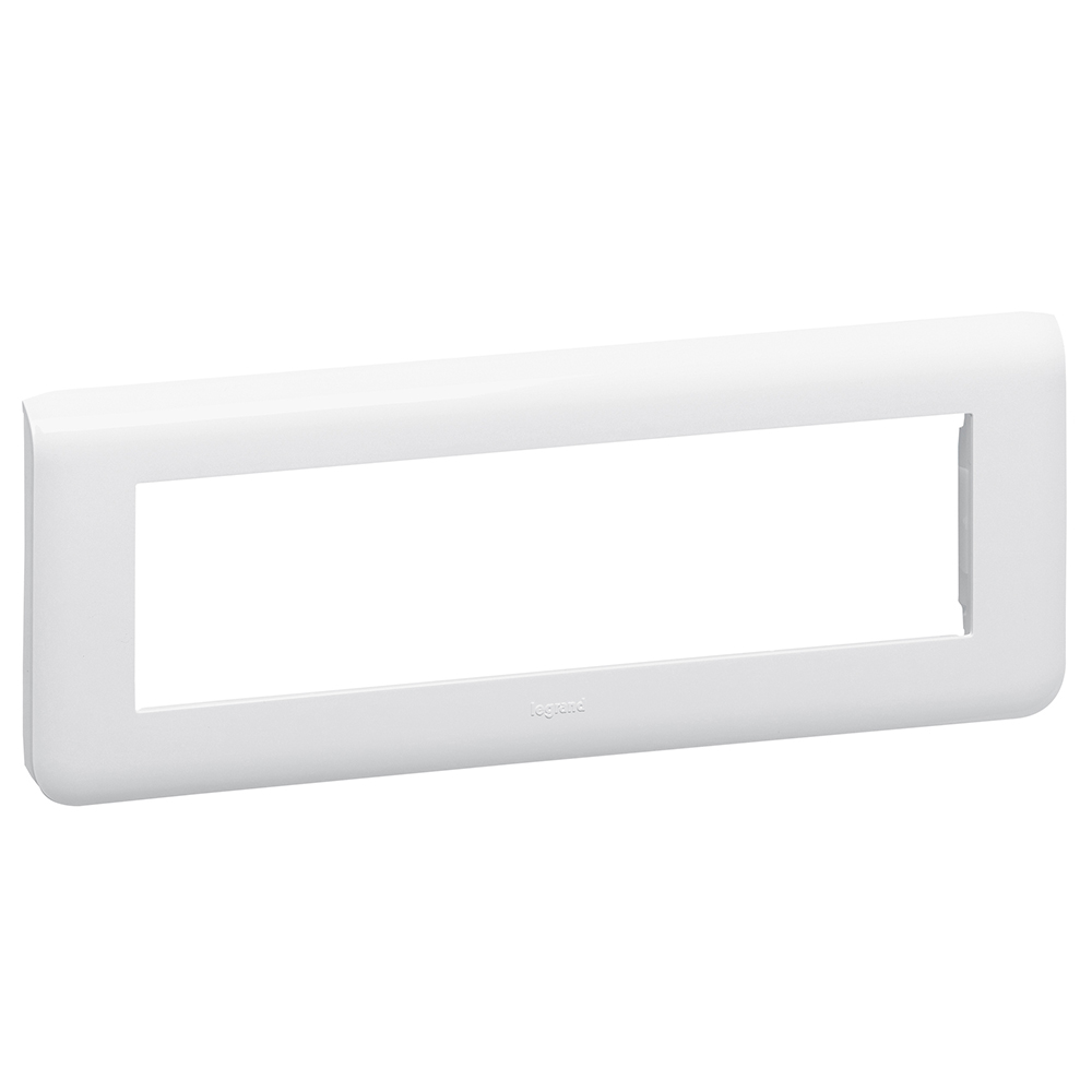 LEGRAND 078818, Mosaic Frame, 8 Horizontal Modules, White