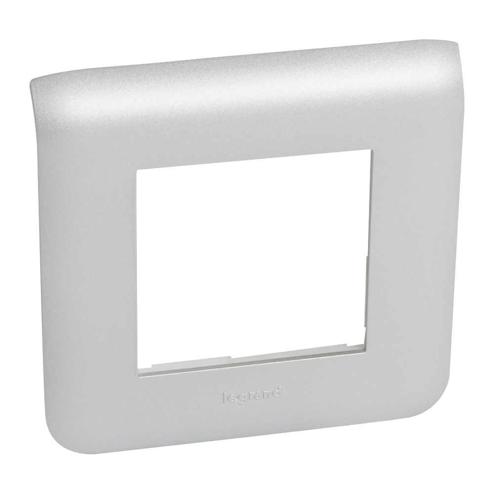 Legrand 079302, Ramă Mosaic, 2 Module, Aluminiu