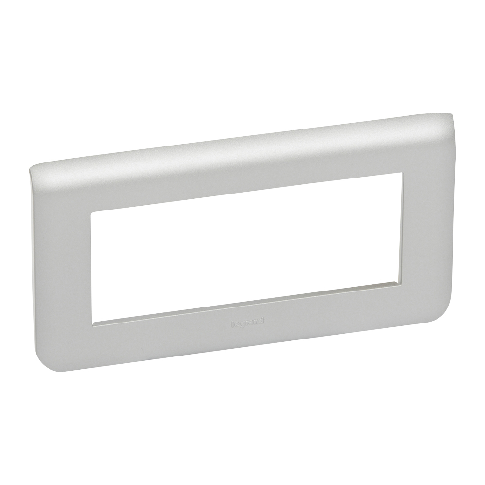 LEGRAND 079315, Mosaic Frame, 5 Horizontal Modules, Aluminum