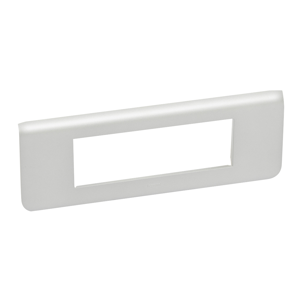 Legrand 079316, Ramă Mosaic, 6 Module Orizontale, Aluminiu