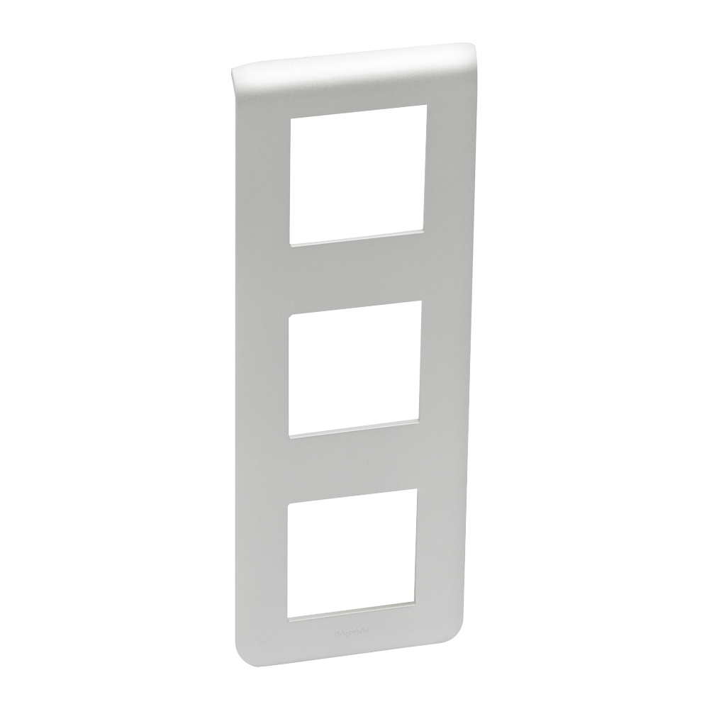 LEGRAND 079323, Mosaic Frame, 3 for 2 Vertical Modules, Aluminum