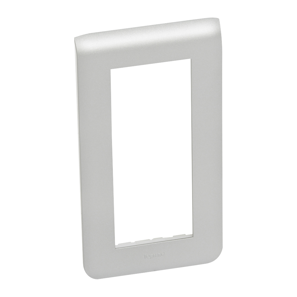 Legrand 079325, Ramă Mosaic, 5 Module Verticale, Aluminiu