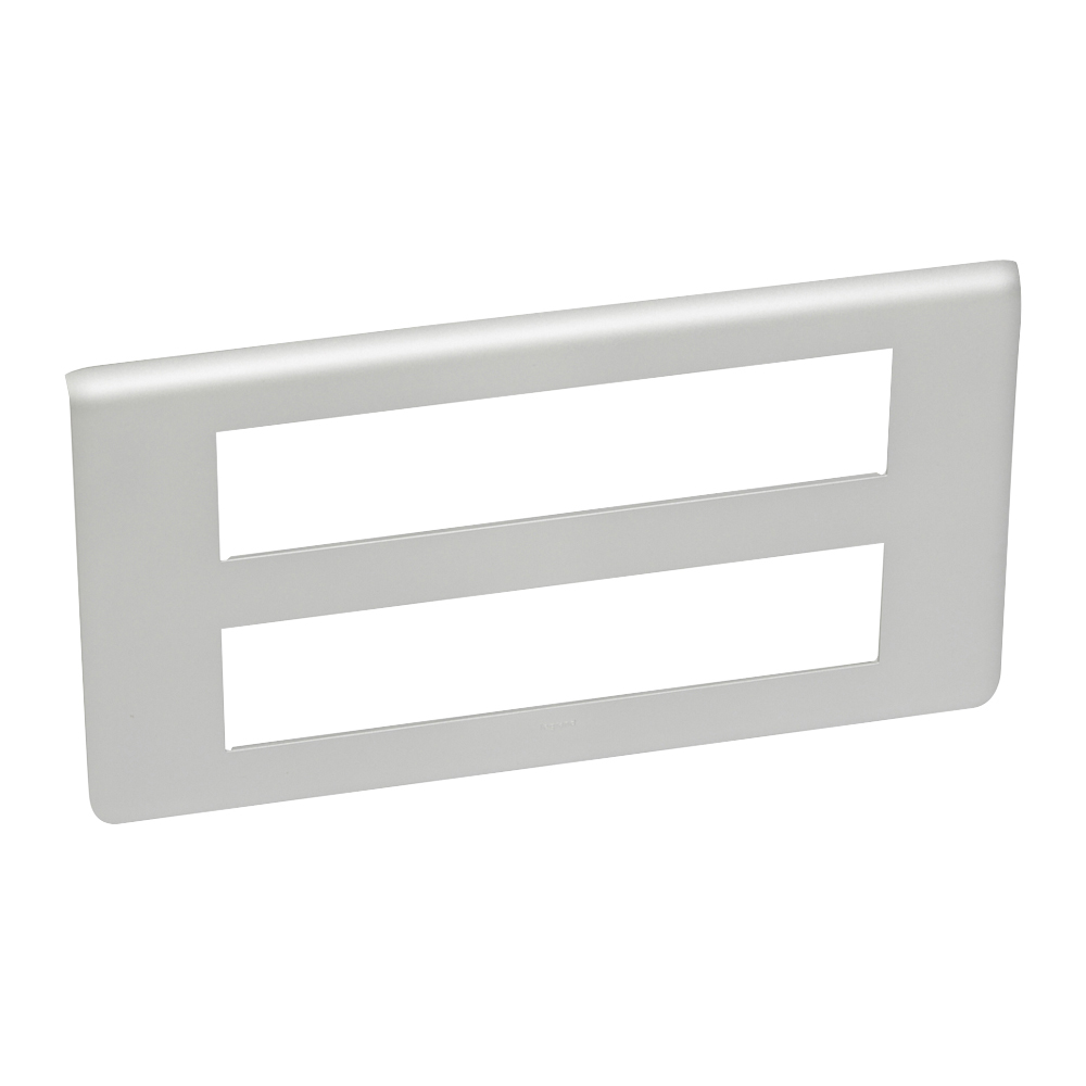 LEGRAND 079328, Mosaic Frame, 2 for 10 Modules, Aluminum