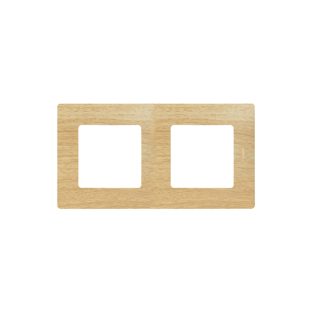 Legrand 397096, Ramă Niloé, 2 Module, Lemn Deschis