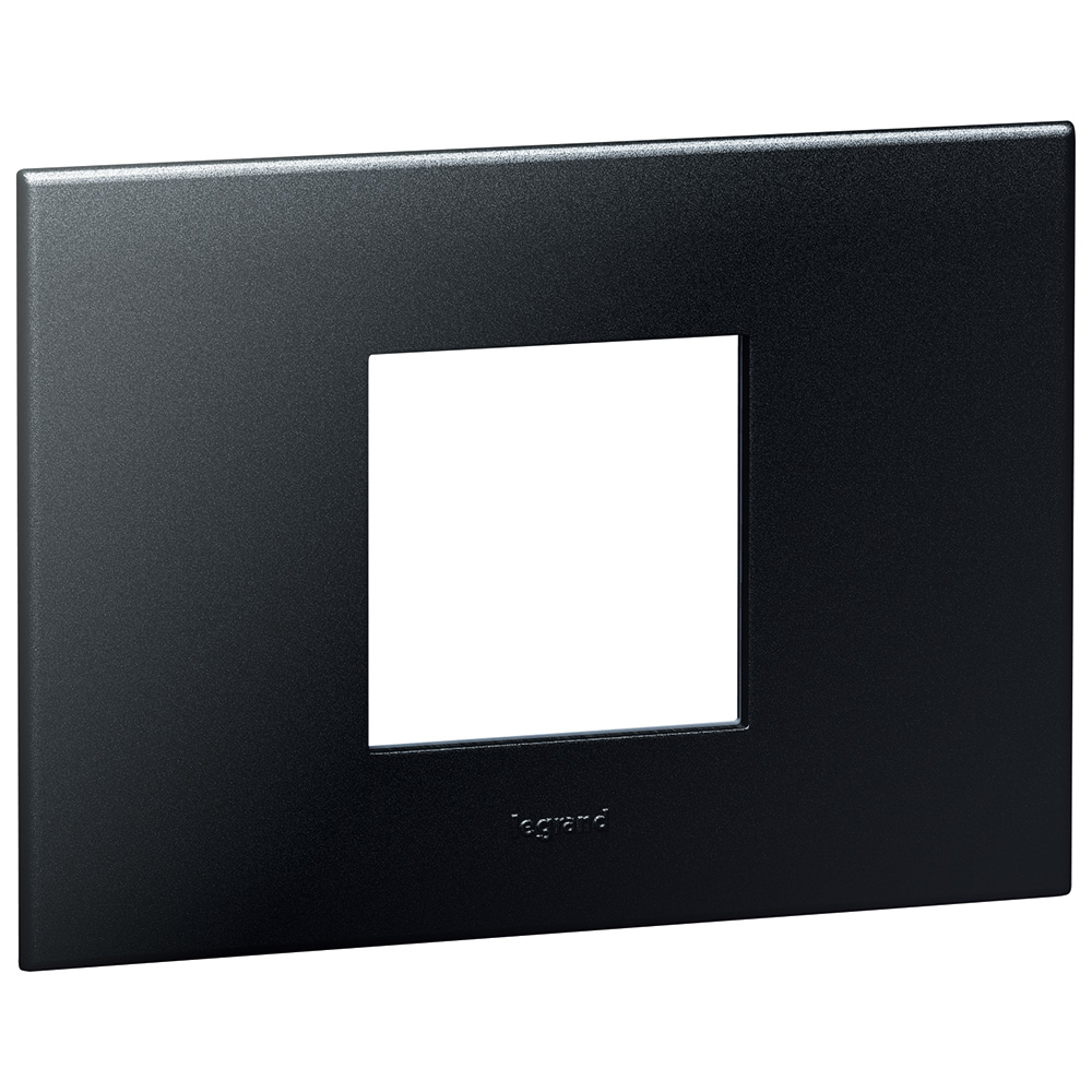 LEGRAND 575232, 2 Modules, Frame Square Graphite