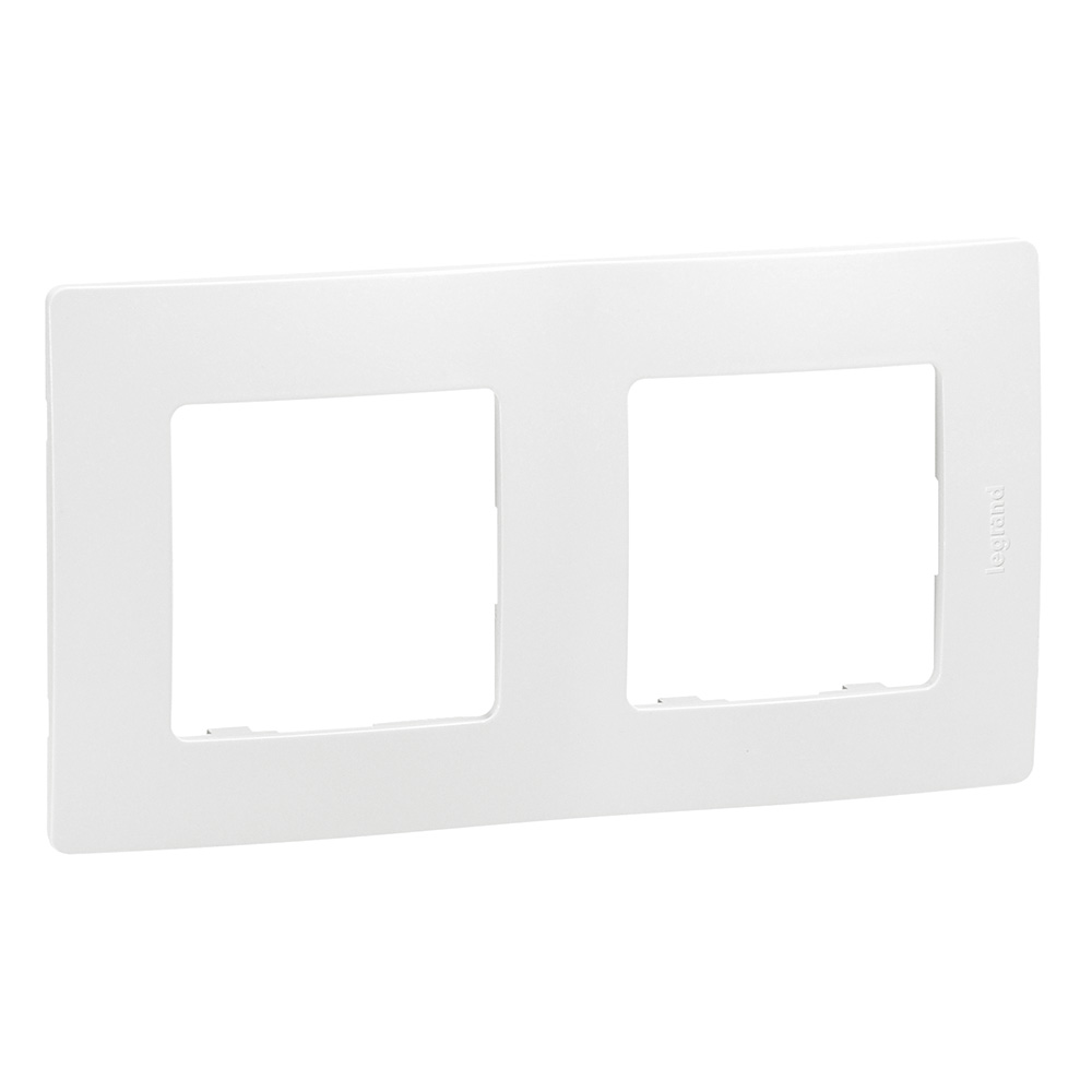 LEGRAND 665002, Niloé Frame, 2 Modules, White
