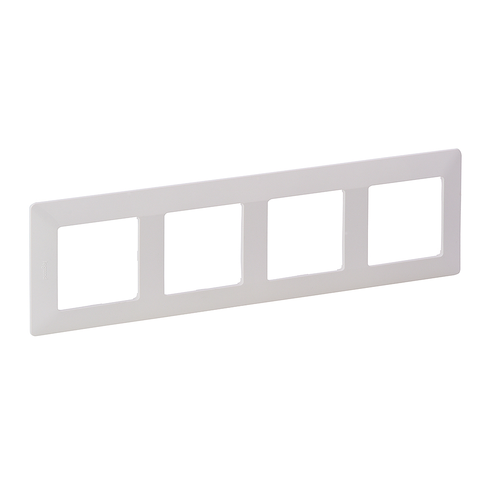 Legrand 754004, Ramă Valena Life, 4 Module, Alb