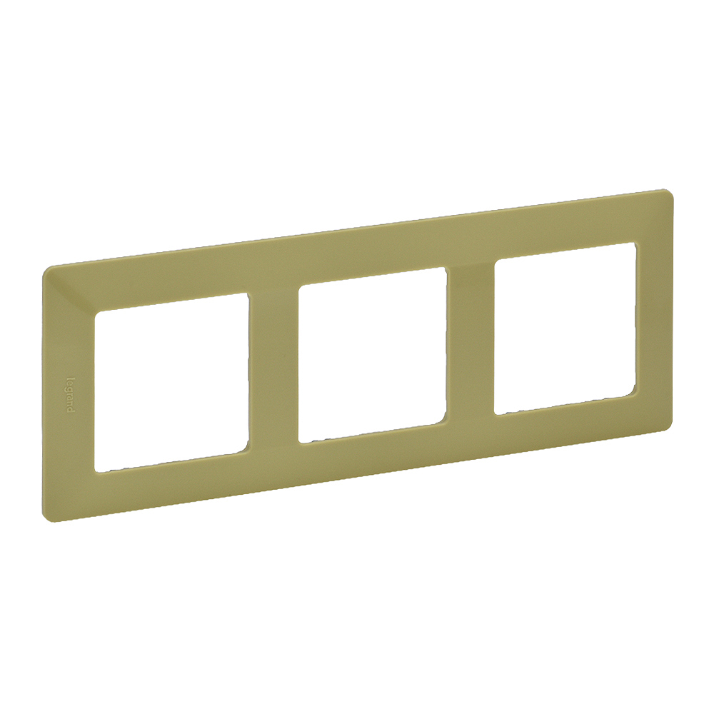 Legrand 754083, Ramă Valena Life, 3 Module, Verde Lime