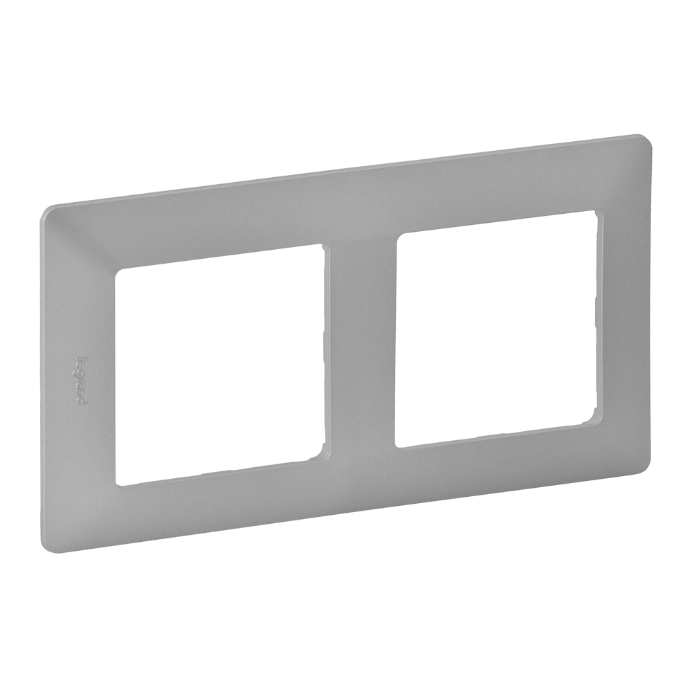 Legrand 754132, Ramă Valena Life, 2 Module, Aluminiu
