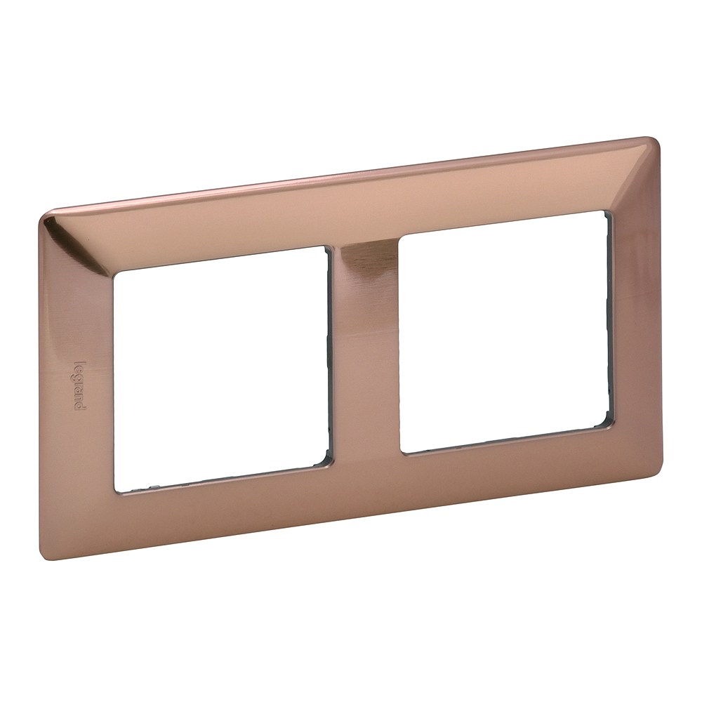 LEGRAND 754162, Valena Life Frame, 2 Modules, Copper