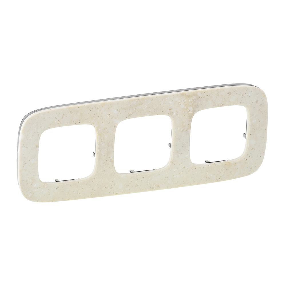 Legrand 755523, Ramă Valena Allure, 3 Module, Marmură