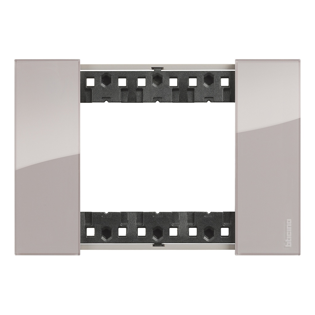 BTICINO KA4803DM, L.Now Frame, 3 Modules, Aura