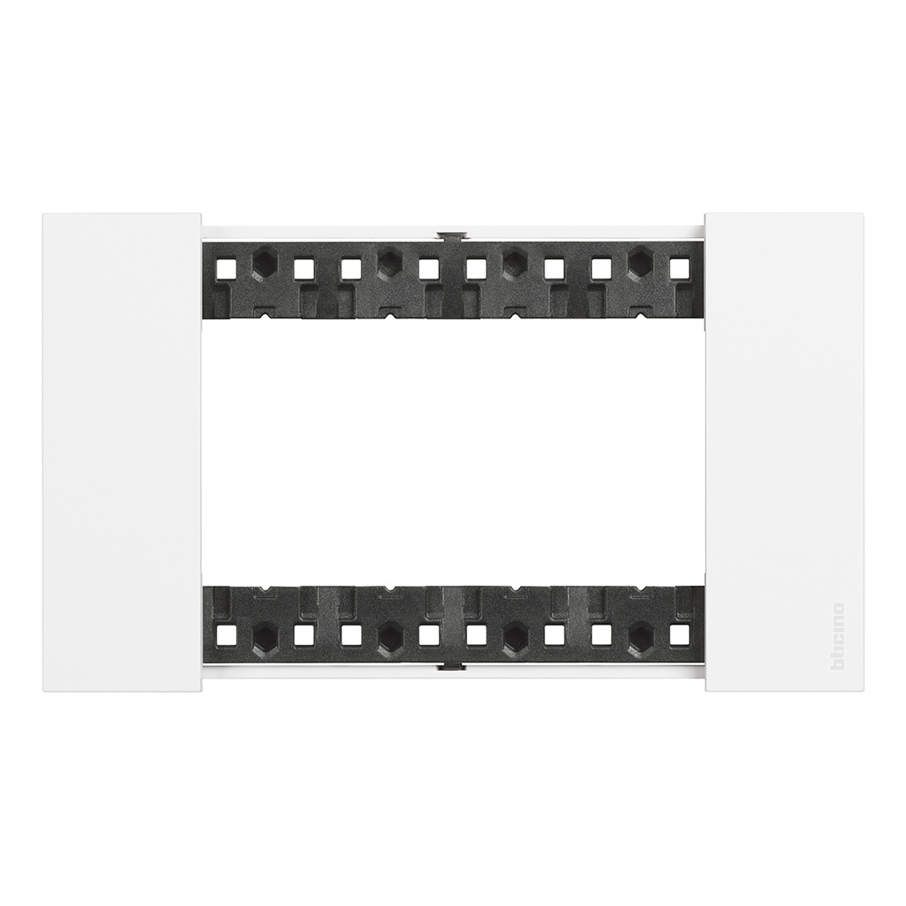 BTICINO KA4804KW, L.Now, Frame 4 Modules, White