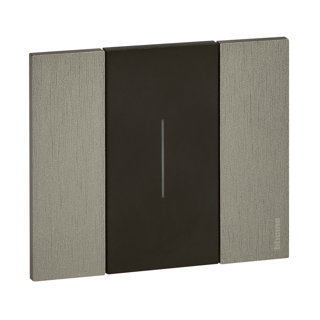 BTICINO KA4802ZG, L.Now, 2 Modules Steel Frame