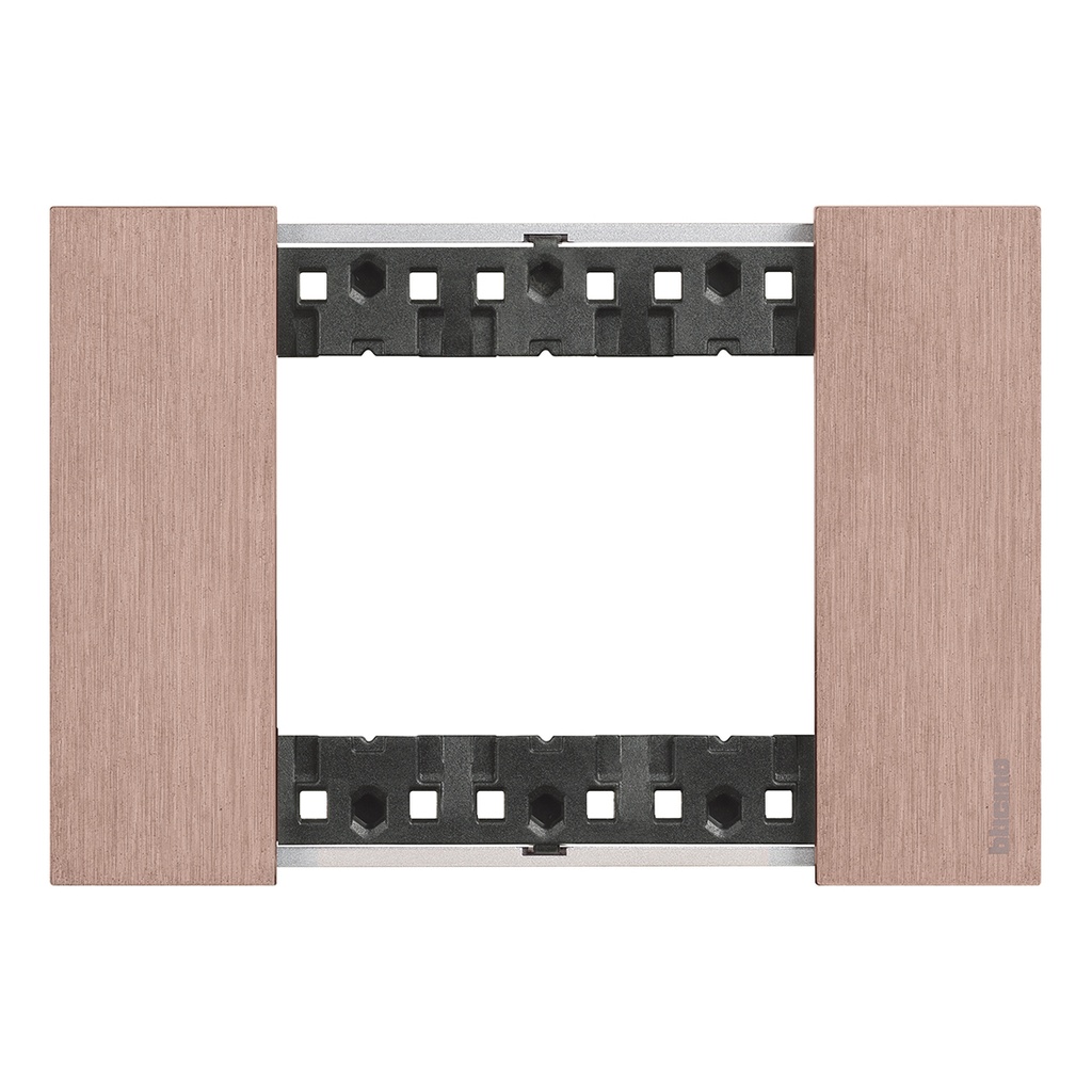 BTICINO KA4803ZM, L.Now, 3 Modules, Copper Frame