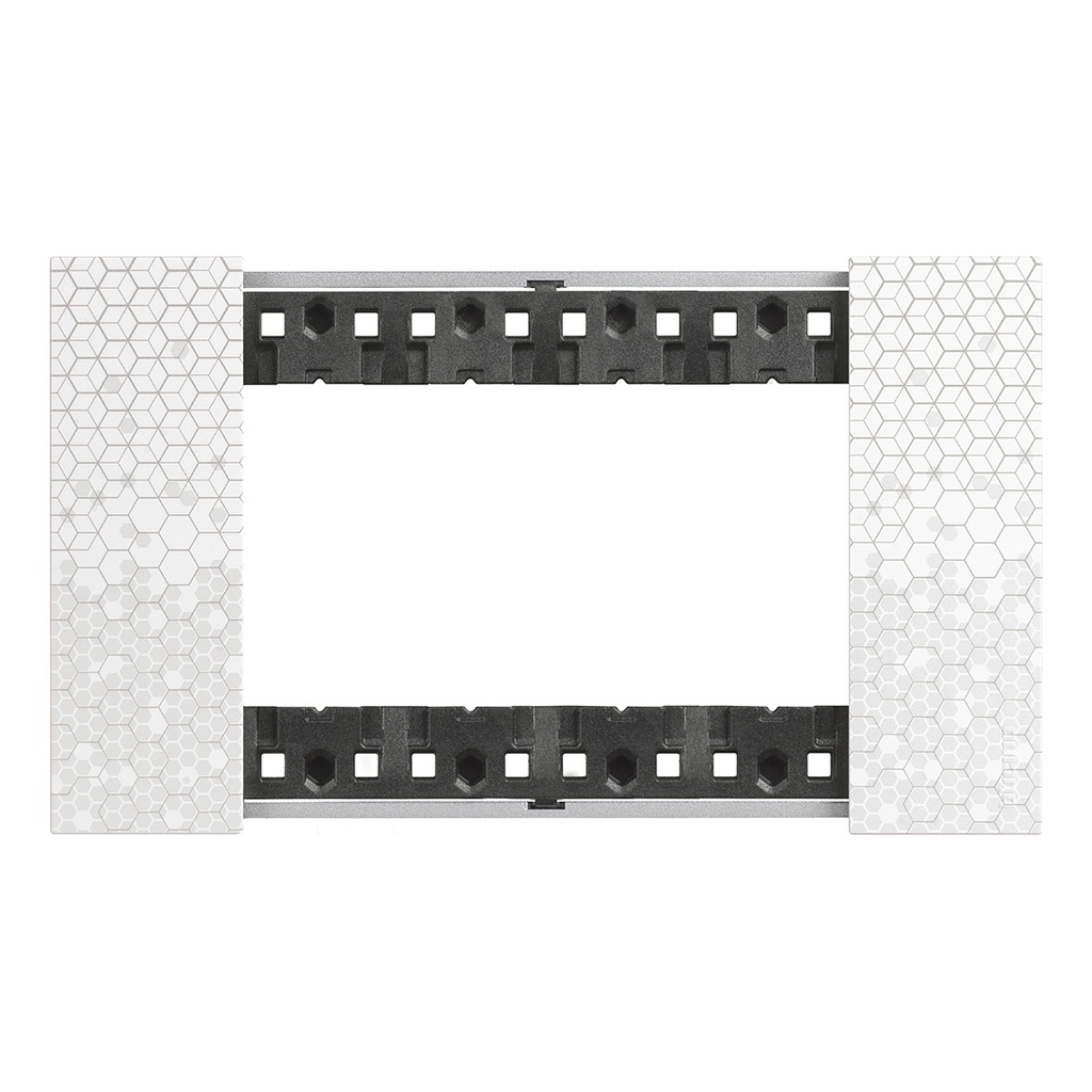 BTicino KA4804MW, L.Now, Ramă 4 Module, Pixel