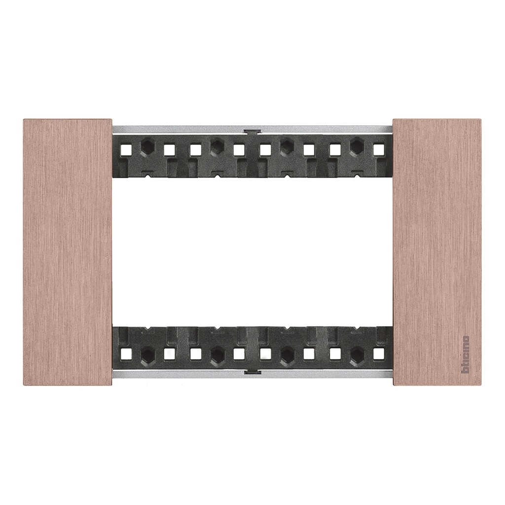 BTICINO KA4804ZM, L.Now, 4 Modules, Copper Frame