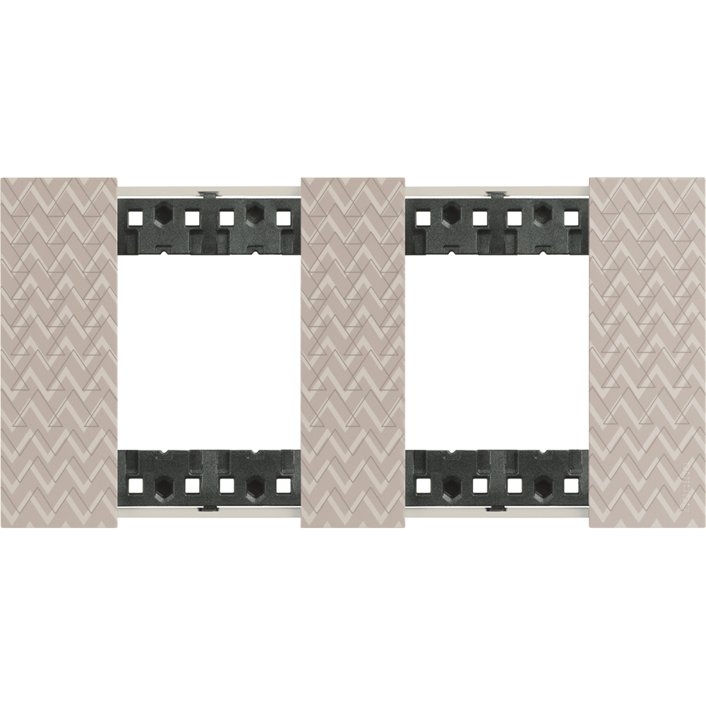 BTICINO KA4802M2MM, L.Now, 2x2 Modules Frame Optic