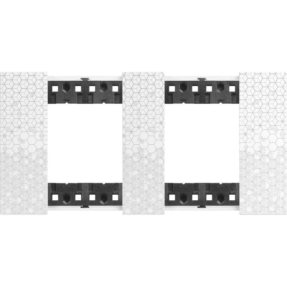 BTICINO KA4802M2MW, L.Now, 2x2 Frame with Pixel Modules