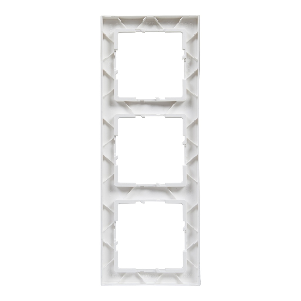 LEGRAND 721503, 3 Modules Frame, White