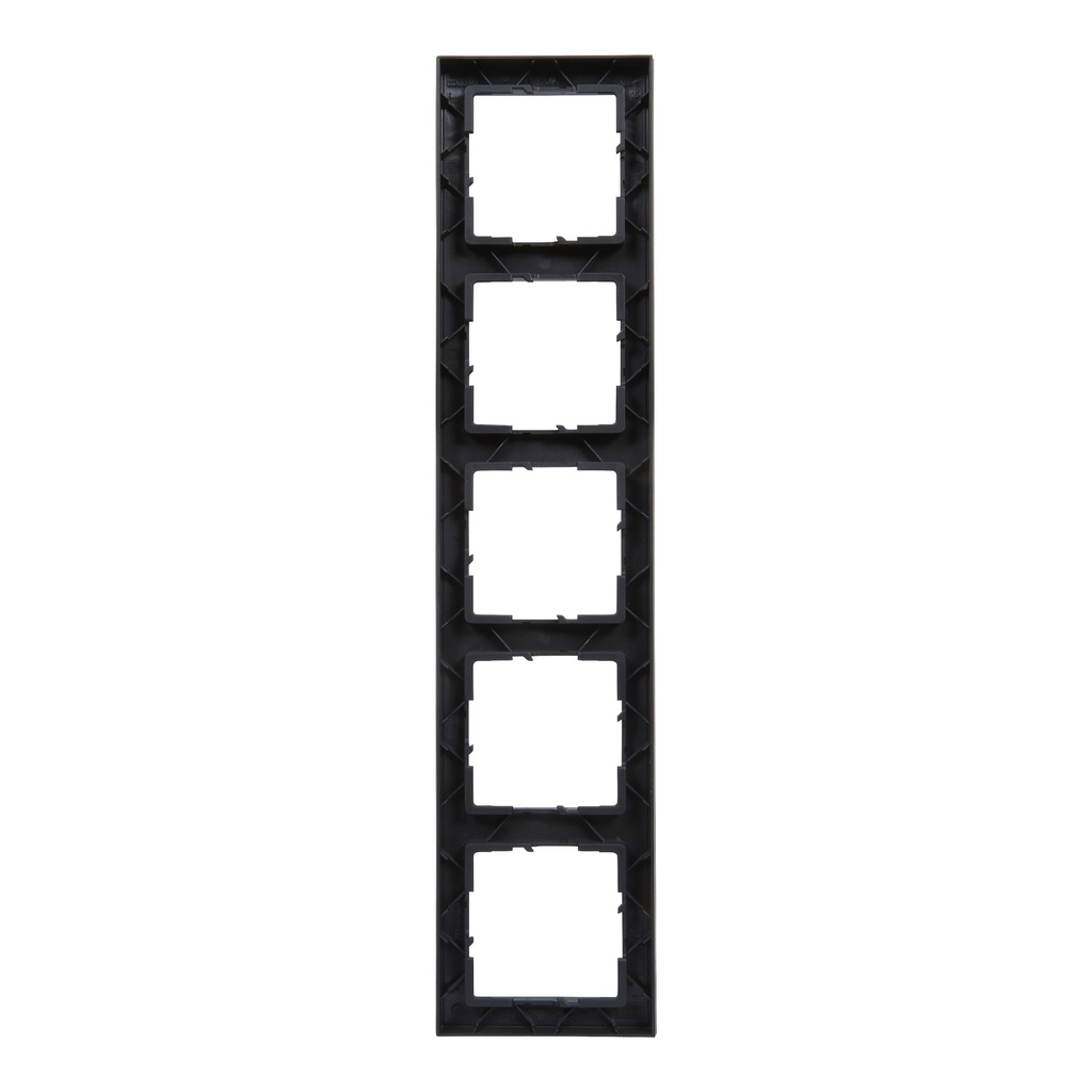 LEGRAND 721525, 5 Modules Frame, Black