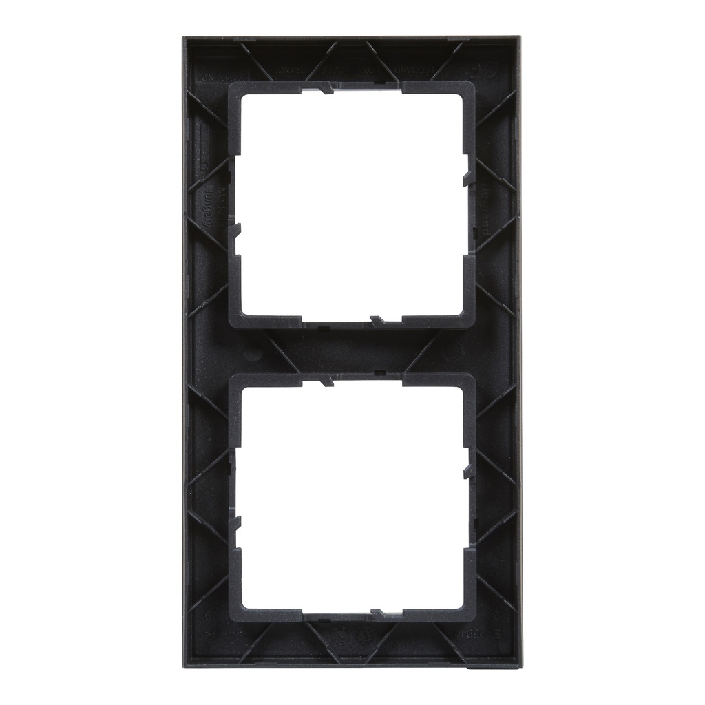 Legrand 721552, Ramă 2 Module, Gri Închis