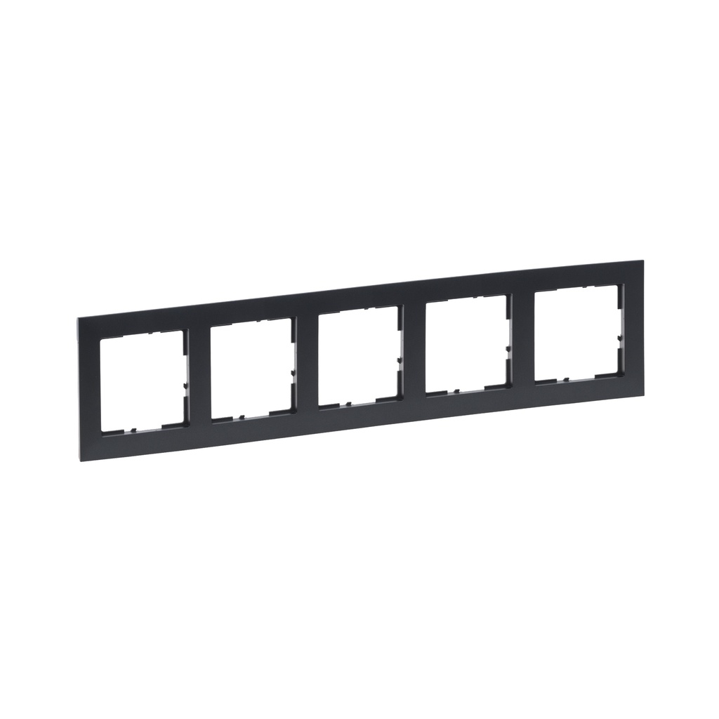 LEGRAND 721555, 5 Modules Frame, Dark Gray