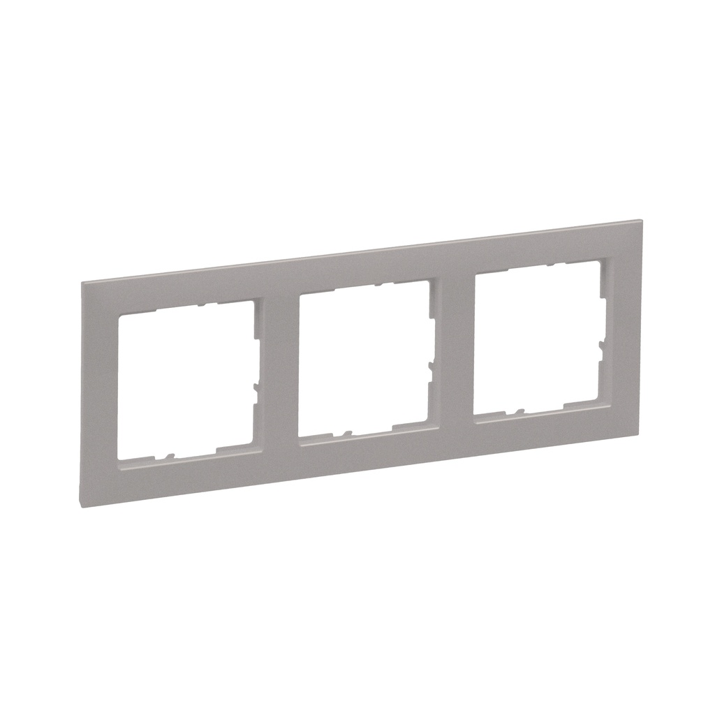 LEGRAND 721593, 3 Modules Frame, Champagne