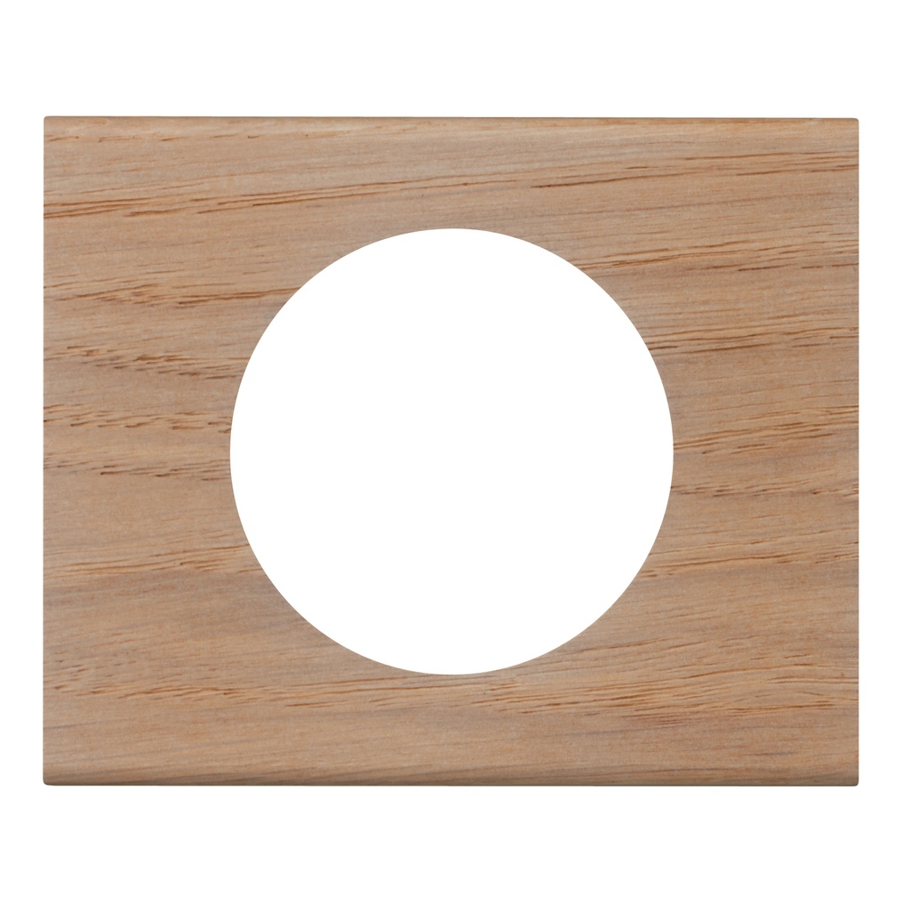 LEGRAND 069051, Céliane Plate, Materials, 1 Module, Bleached Oak