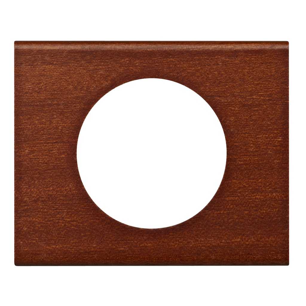 LEGRAND 069221, Céliane Plate, Materials, 1 Module, Mahogany