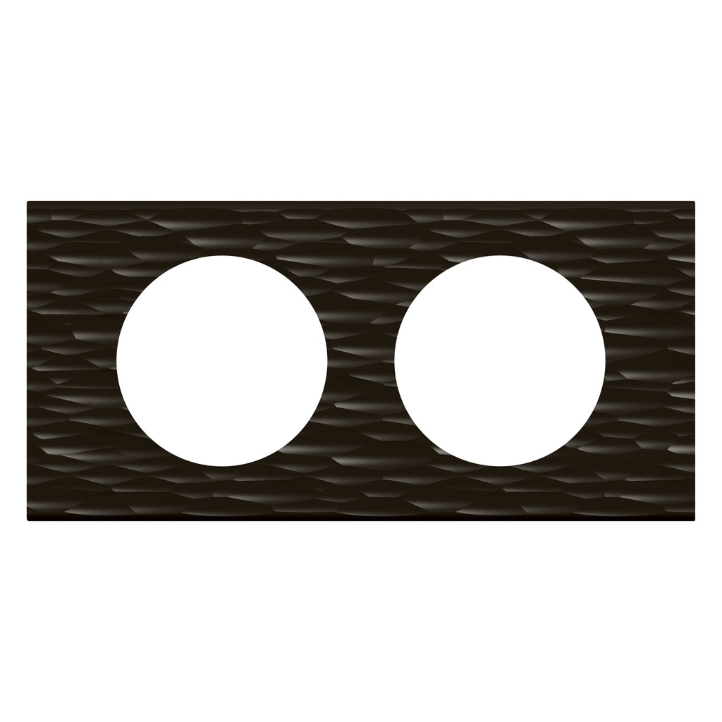 Legrand 069022, Placă Céliane, Materiale, 2 Module, Corian Sculptat