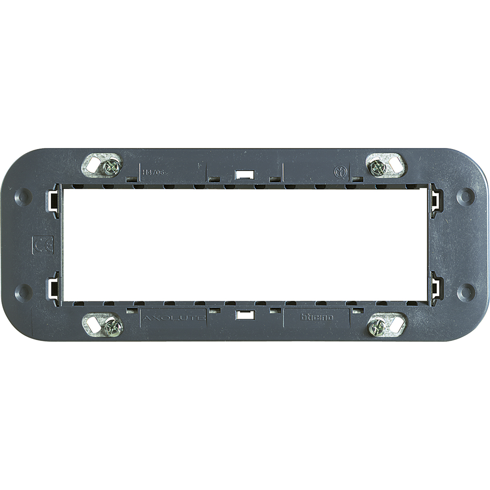 BTicino H4706, Axolute Support With Screws for 6-Module Frames