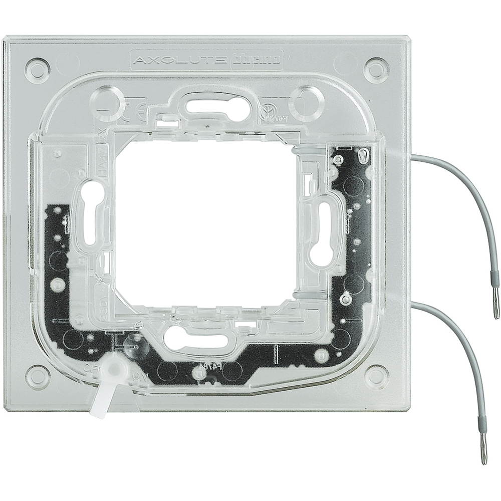 BTICINO HA4702x, Illuminated Support for Axolute Rectangular Frame With 2 Modules