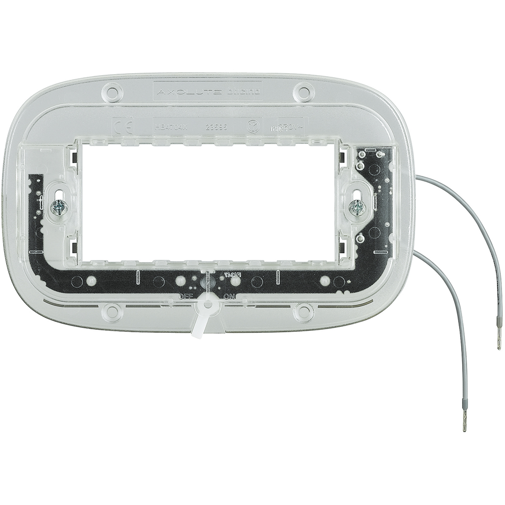 BTICINO HB4704x, Illuminated Support for Axolute Elliptical Frame With 4 Modules