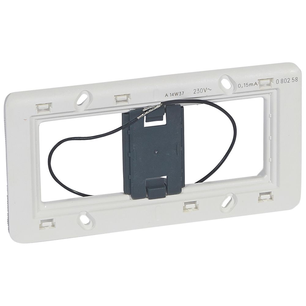 Legrand 080258, Suporturi iluminate pentru mozaic, 0, 03 w, 4, 5 sau 2x2 module orizontale