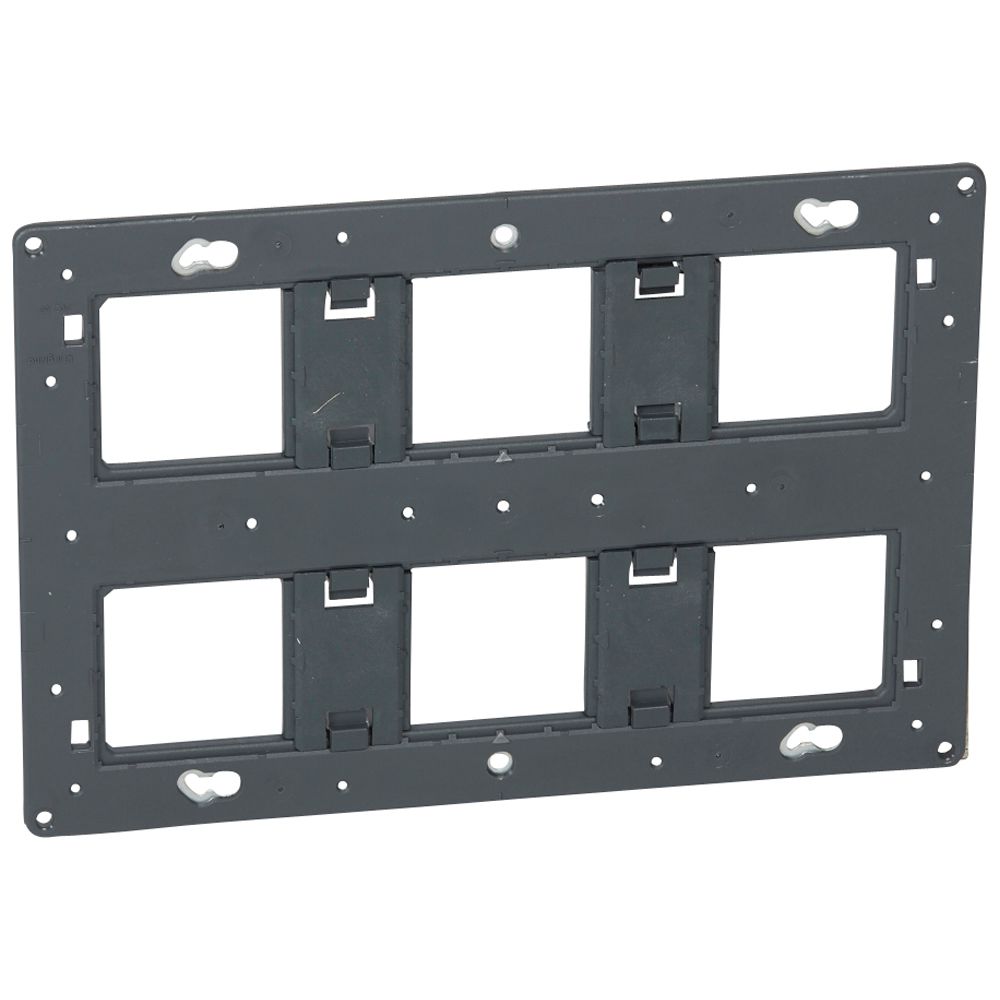 LEGRAND 080266, Mosaic Support, for 2x6, 2x8 or 2x3x2 Modules