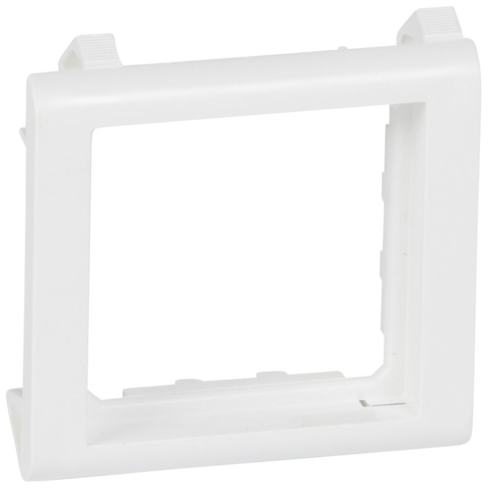 Legrand 080291, Mosaic Support for Thin Walls, 2 Modules/Narrow, White