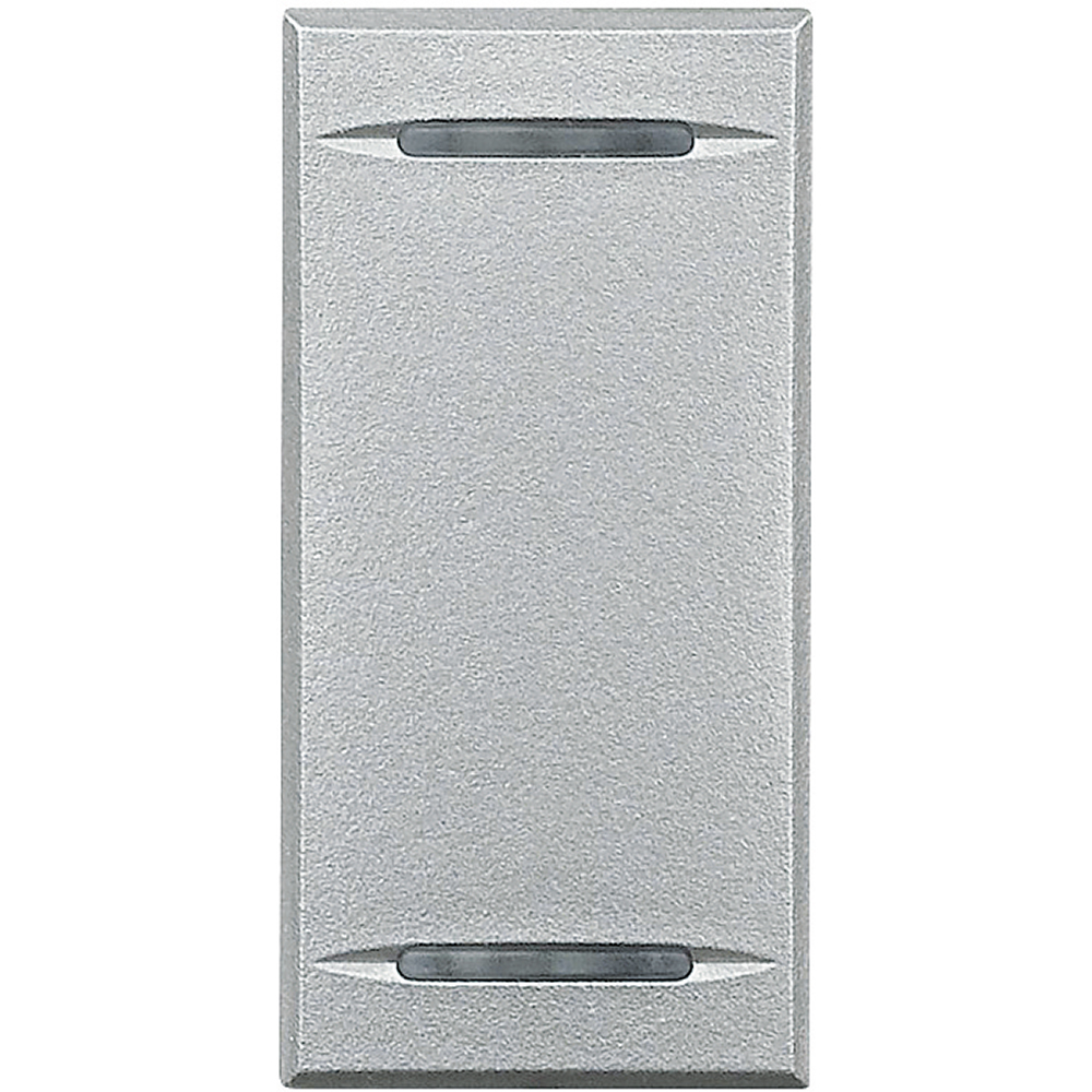 BTicino HC4911, Axolute MyHome Bus, Capac buton, tip basculant neutru, 1 modul, Aluminiu  