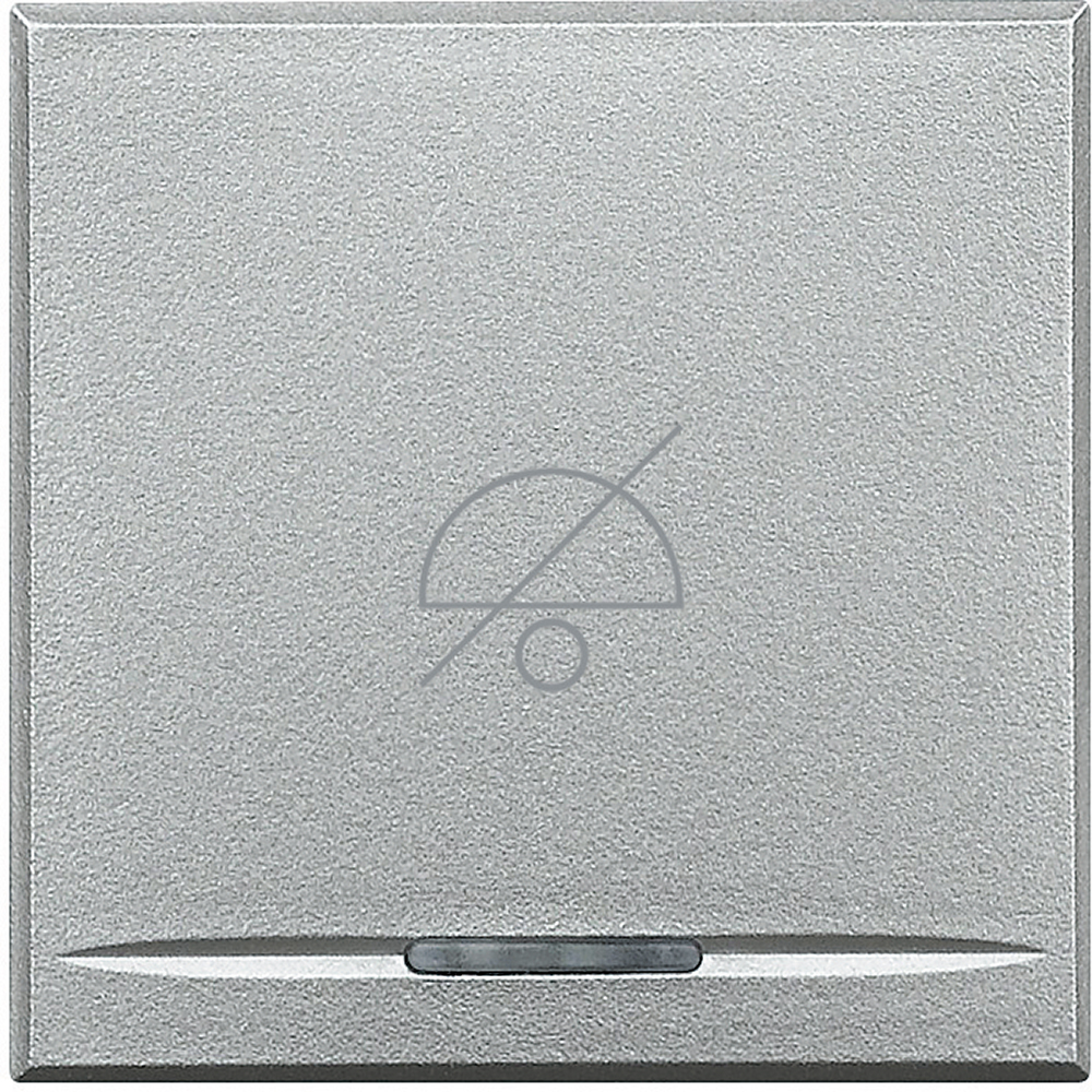 BTicino HC4915M2DD, Axolute "Do Not Disturb" Key Cover, 2 Modules, Aluminum