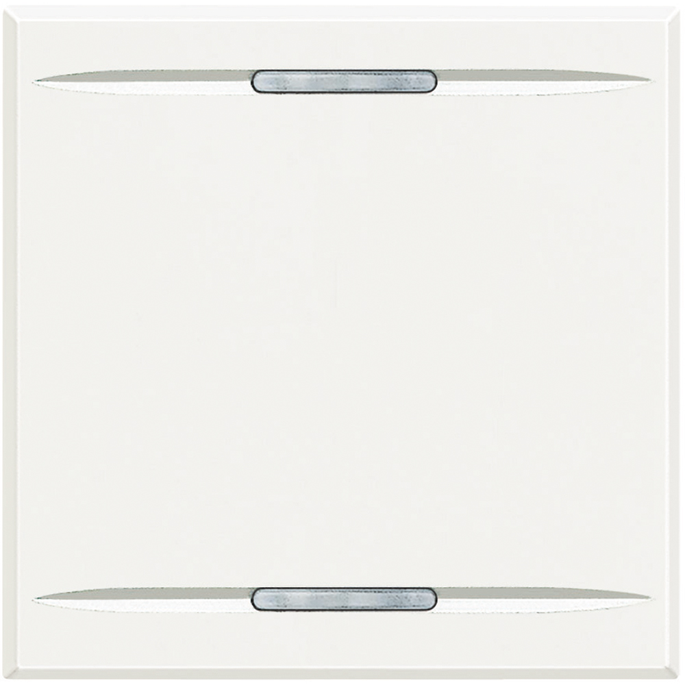 BTicino HD4911M2, Axolute MyHome Bus, Capac buton, tip basculant neutru, 2 module, Alb  