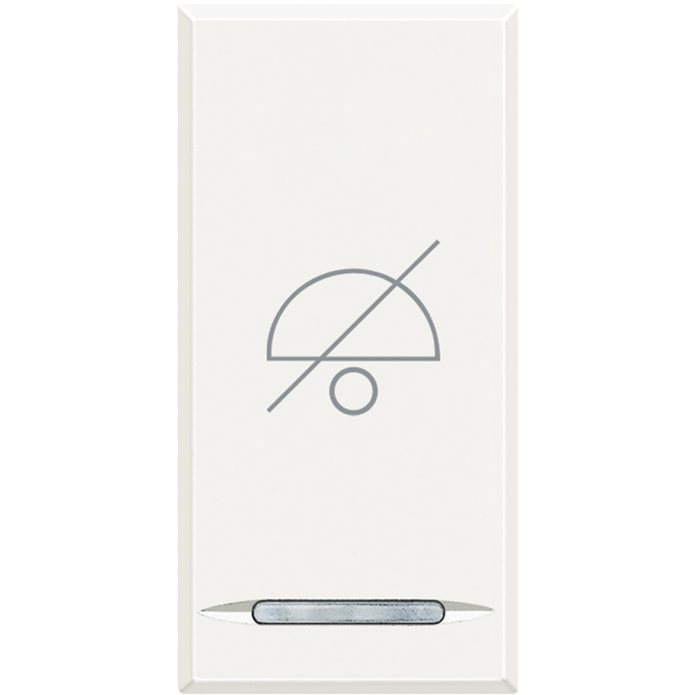 BTicino HD4915DD, Axolute "Do Not Disturb" Key Cover, 1 Module, White