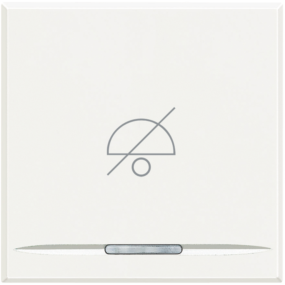 BTICINO HD4915M2DD, Axolute "Do Not Disturb" Key Cover, 2 Modules, White