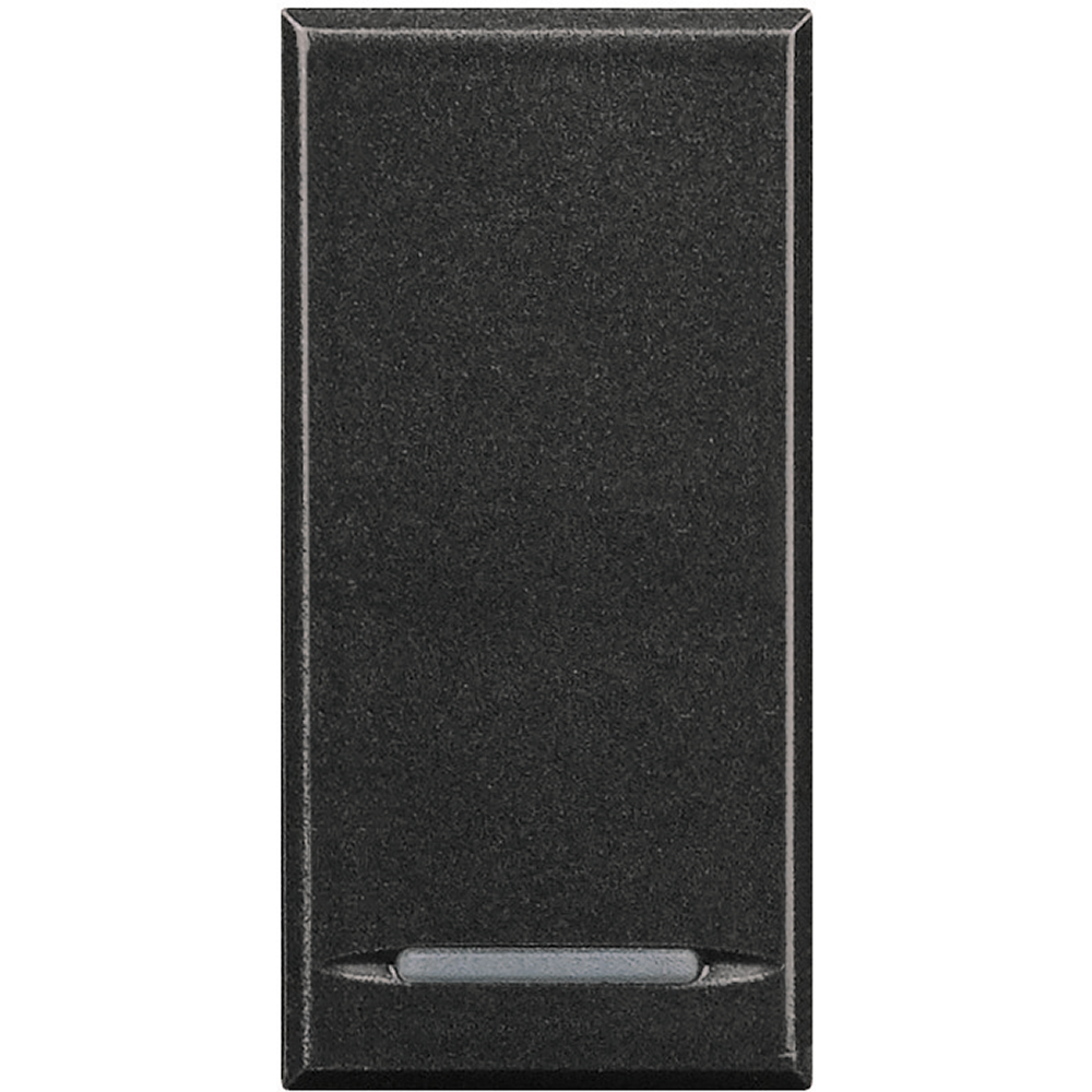 BTicino HS4915, Axolute MyHome Bus, Capac buton, tip apăsare neutru, 1 modul, Antracit  