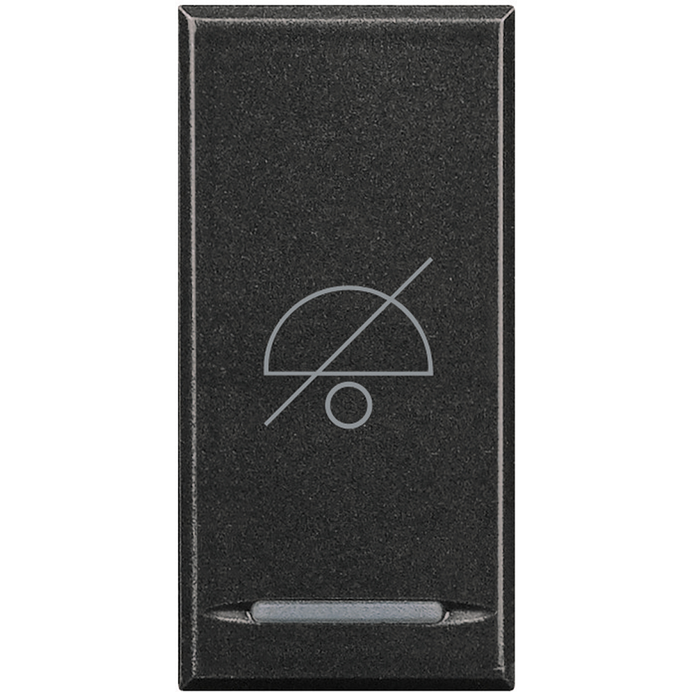 BTICINO HS4915DD, Axolute "Do Not Disturb" Key Cover, 1 Module, Anthracite