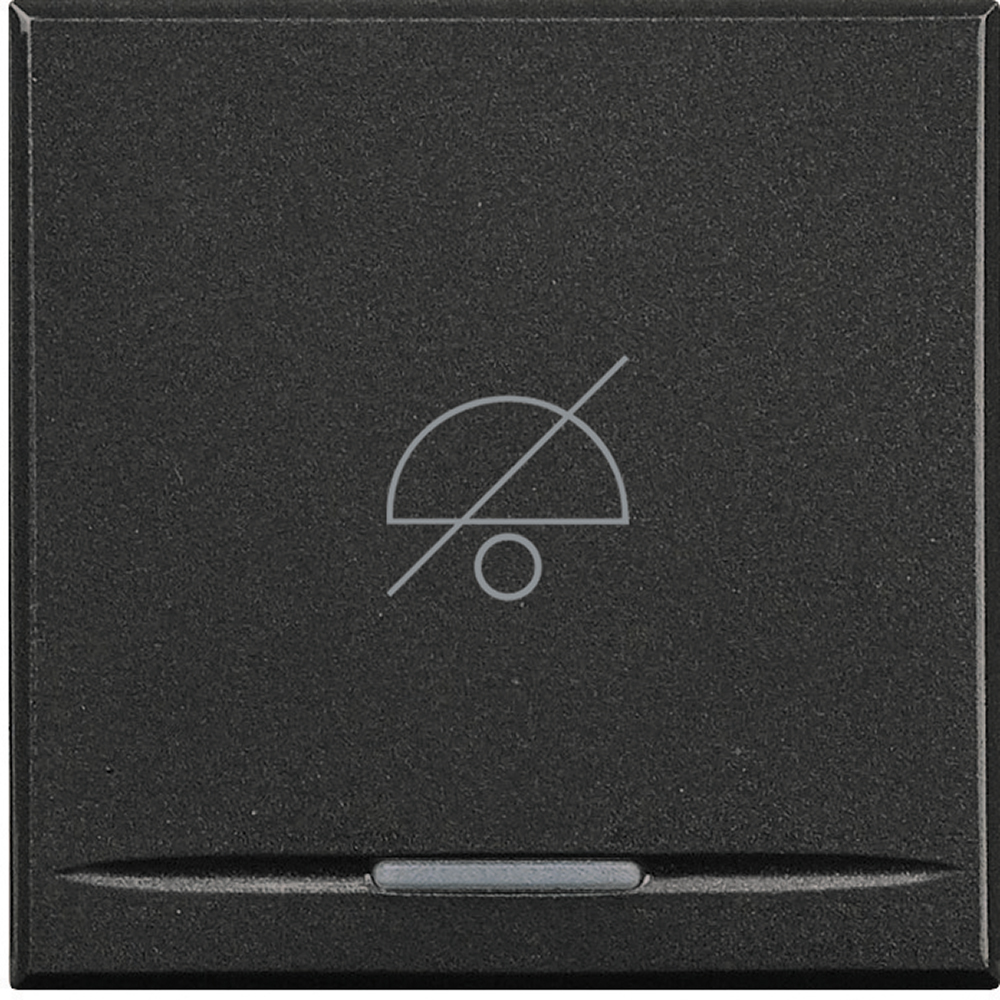 BTicino HS4915M2DD, Axolute "Do Not Disturb" Key Cover, 2 Modules, Anthracite